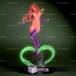Starfire Close Eyes NSFW Sculptures 3D Printing