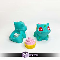Super Basic Pokemon STL - Capcake Bulbasaur Clicker