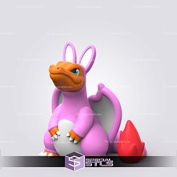 Super Basic Pokemon STL - Easter Charizard