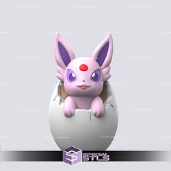 Super Basic Pokemon STL - Easter Espeon