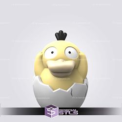 Super Basic Pokemon STL - Easter Psyduck