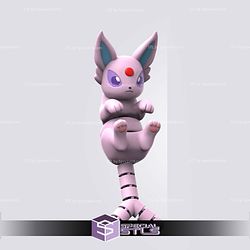 Super Basic Pokemon STL - Flexi Espeon