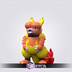 Super Basic Pokemon STL - Magmar