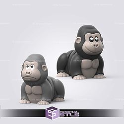 Super Basic STL - Flexi Gorilla
