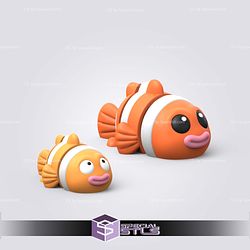 Super Basic STL - Flexi Nemo Fish