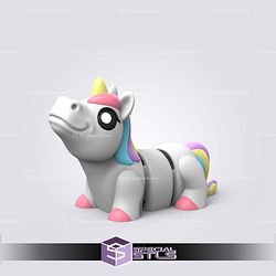 Super Basic STL - Flexi Unicorn