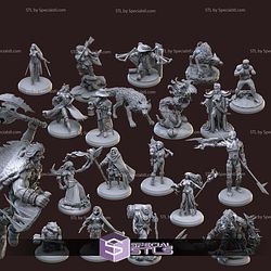 Survivors of Serath Campaign STL Miniatures