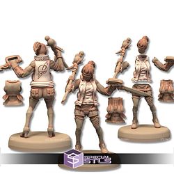 TechnoPunk City Campaign STL Miniatures