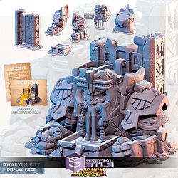 Terrain Essentials Exteriors Dwarven City Campaign STL Miniatures