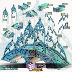 Terrain Essentials Exteriors Elven City Campaign STL Miniatures