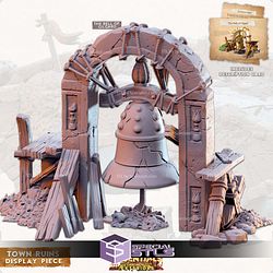 Terrain Essentials Exteriors Town Ruins Set Campaign STL Miniatures