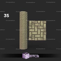 Texture Rolling Pins Wargames Campaign STL Miniatures