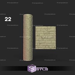 Texture Rolling Pins Wargames Campaign STL Miniatures