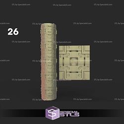 Texture Rolling Pins Wargames Campaign STL Miniatures