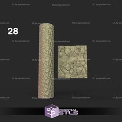 Texture Rolling Pins Wargames Campaign STL Miniatures