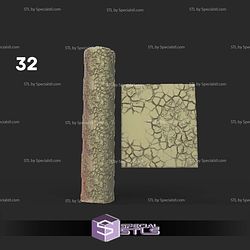 Texture Rolling Pins Wargames Campaign STL Miniatures