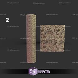 Texture Rolling Pins Wargames Campaign STL Miniatures