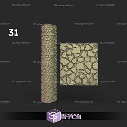 Texture Rolling Pins Wargames Campaign STL Miniatures