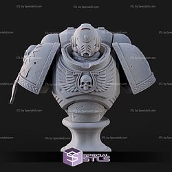 Titus Space Marine Figurines Bust STL Files