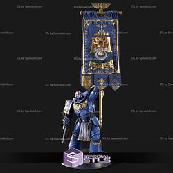 Titus Space Marine Figurines Pose 1 STL Files