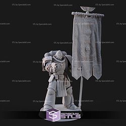Titus Space Marine Figurines Pose 2 STL Files