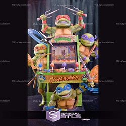 TMNT Arcade Game Digital STL Files