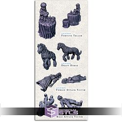 Treasure Chest EC3D Campaign Miniatures