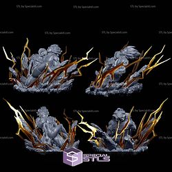 Vegeta and Bulma Death Digital STL Files