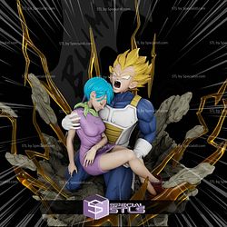 Vegeta and Bulma Death Digital STL Files