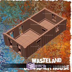 Wasteland Container House Campaign STL Miniatures