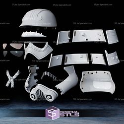 Cosplay STL Files Samurai Stormtrooper V2 Helmet