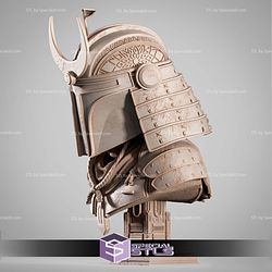 Boba Fett Samurai Portrait Bust 3D Printer Files