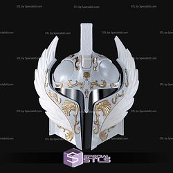 Cosplay STL Files Angelic Mando Helmet