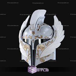Cosplay STL Files Angelic Mando Helmet