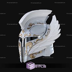 Cosplay STL Files Angelic Mando Helmet