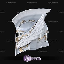 Cosplay STL Files Angelic Mando Helmet