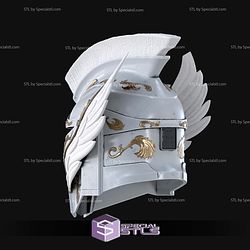 Cosplay STL Files Angelic Mando Helmet