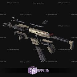 Cosplay STL Files Apex R-99 SMG