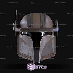Cosplay STL Files Cowboy Mando Helmet