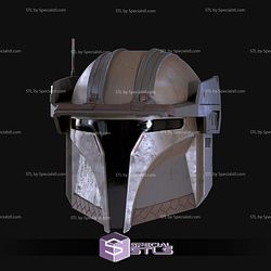 Cosplay STL Files Cowboy Mando Helmet