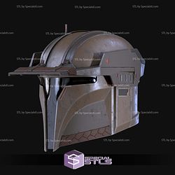 Cosplay STL Files Cowboy Mando Helmet