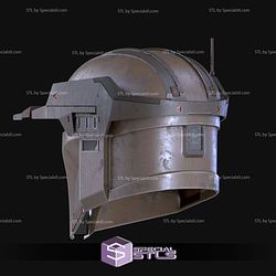 Cosplay STL Files Cowboy Mando Helmet