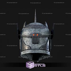 Cosplay STL Files Demonic Mando Helmet