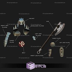 Cosplay STL Files Garruk Body Armor