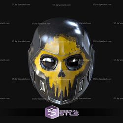 Cosplay STL Files Helldivers 2 Hell Bent Helmet