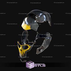 Cosplay STL Files Helldivers 2 Hell Bent Helmet