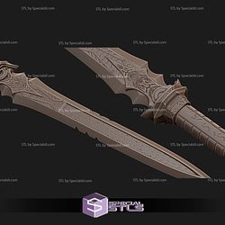 Cosplay STL Files Predator Short Sword