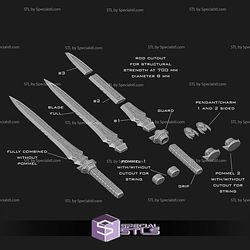 Cosplay STL Files Predator Short Sword