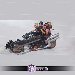 Final Fantasy Hardy Daytona Cloud Tifa Aerith 3D Printer Files