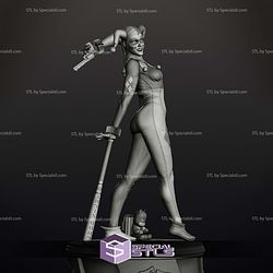 Harley Quinn Clown New Version 3D Printer Files